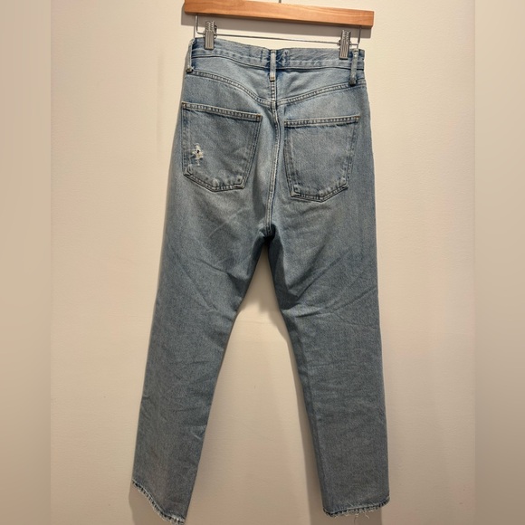AGOLDE 90s Pinch Waist High Rise Straight Jeans 24 - Picture 5 of 6